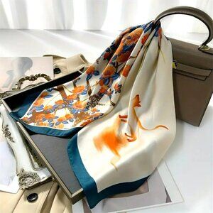 NWT - Boho Chic Printed Square Scarf (SKU 0265)